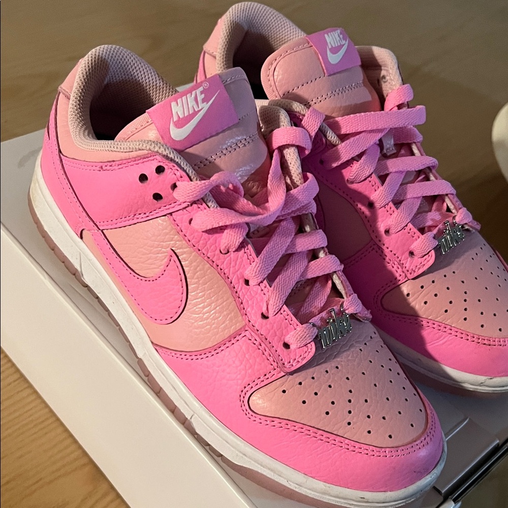 Nike Vibrant Pink Low-Top Sneakers